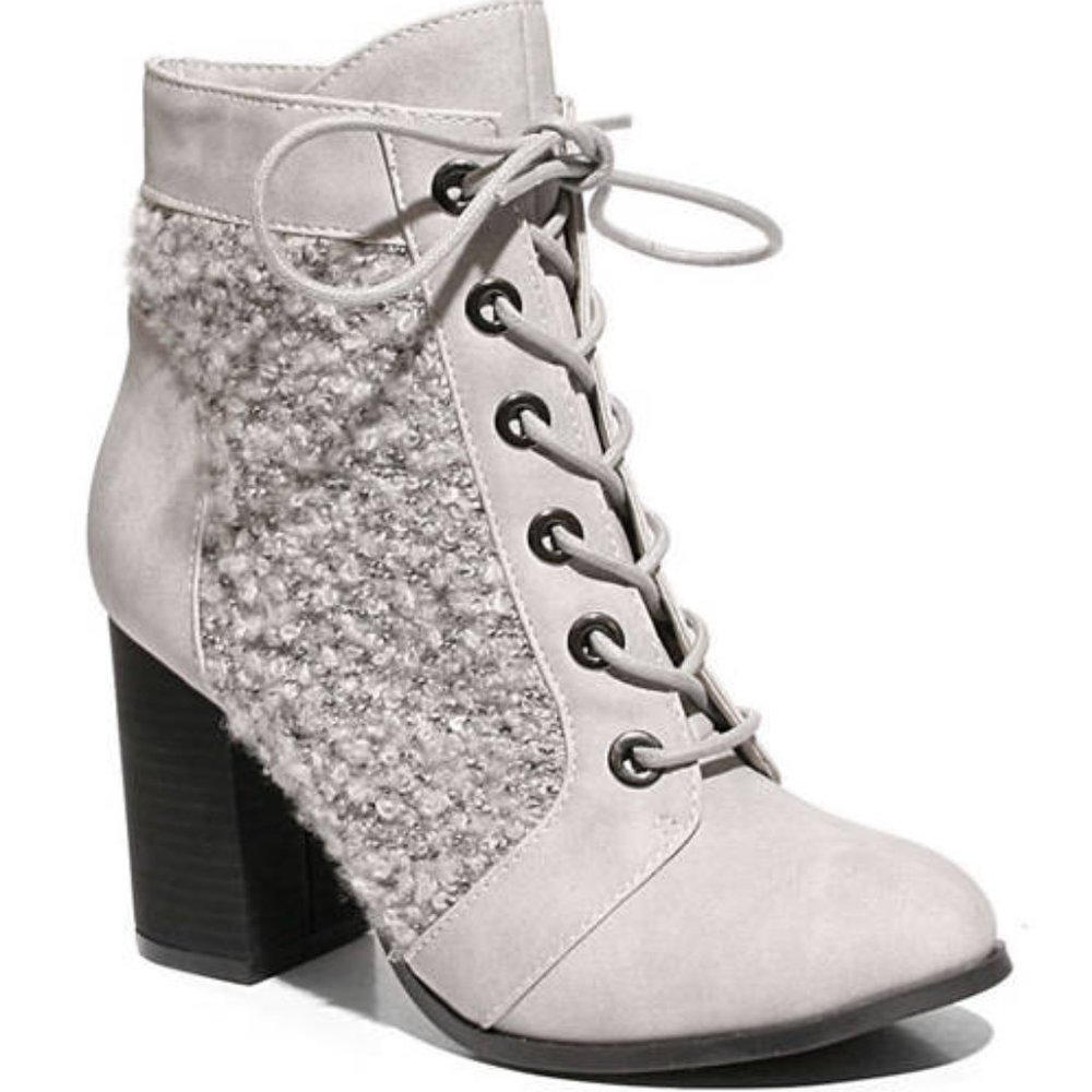 2 Lips Too Womens Lazlo Stone Block Heels